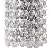 Подвесной светильник без лампы Lightstar 795324 CRISTALLO 1х40W G9 цилиндр хром/прозрачный