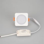 Встраиваемый светильник Встраиваемый светильник   5W Белый  017632 LTD-80x80SOL-5W 6000K 220V IP44 квадратный белый