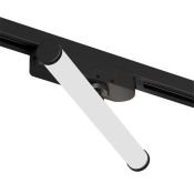 Трековый светильник однофазный  10W Белый дневной SOLID STROM DK6448-BK IP20 на шинопровод черный