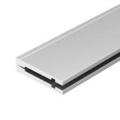 алюминиевый профиль с экраном ARL ARH-NANOLINE-5-2000 ANOD 023911