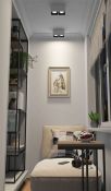 Накладной светильник DENKIRS без лампы RODVIG DK3085-WB+WH 2xGU5.3 прямоугольный белый/черный