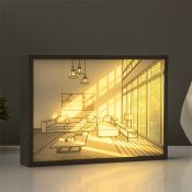 светильник-ночник 3W Белый &quot;Солнечная комната&quot; LED от USB 3,5х15,5х21,5 см