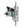 Розетка встраиваемая компьютерная IEK SKANDY SK-K10-1-K01 SK-K01W RJ45 кат.5E арктический белый