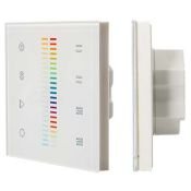 Панель сенсорная Sens SR-2830C-RF-IN White (12-24V, RGB+CCT,DMX,4зоны) 019061 Панель сенсорная Sens SR-2830C-RF-IN White (12-24V, RGB+CCT,DMX,4зоны) 019061