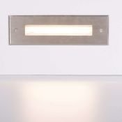 светильник   8W Белый дневной 034827  LTD-LINE-TILT-S210 220V IP67 прямоугольный встраиваемый серебристый