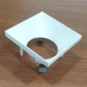Встраиваемый светильник  12W Белый теплый Luminosity SQ IN 220V IP44 диммируемый куб черный с белой вставкой Уценка!