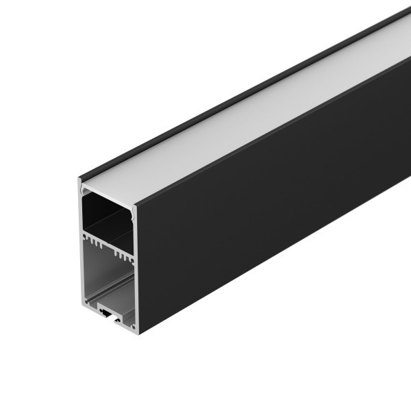 алюминиевый профиль S-LUX с экраном SL-LINE-3667-2500 BLACK+OPAL 027987