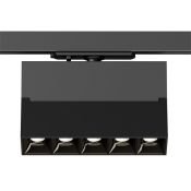 Трековый светильник однофазный  10W Белый теплый SOLID EDDER DK6436-BK IP20 на шинопровод черный