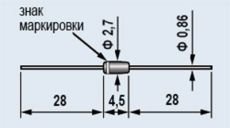 Стабилитрон      6.8V    1.0W  КС468А1