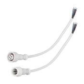 Соединитель герм (компл.) 4pin, 20см. d=13мм IP68