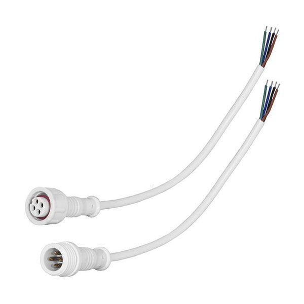 Соединитель герм (компл.) 4pin, 20см. d=13мм IP68
