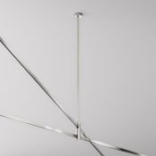 Крепление потолочное Длинное / Long двойное 700мм Flarity TRA159C-D1-PT платина