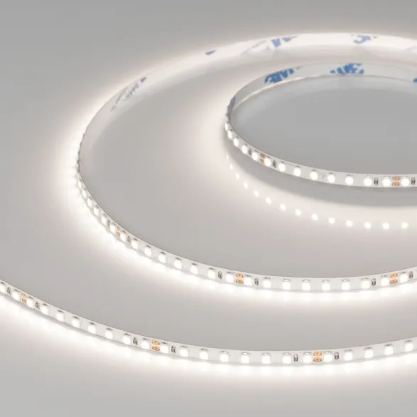 Светодиодная лента Белый дневной 2835 24V  9.6W/m 160Led/метр 037800 RT-A160-5mm 4000K