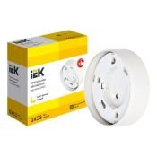 Накладной светильник без лампы IEK LIGHTING 4113 LUPB0-GX53-1-K01 GX53 белый круглый