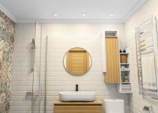 Встраиваемый светильник без лампы DENKIRS FACET DK3016-WH GU10 белый круглый IP65