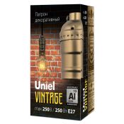 патрон декоративный Vintage UL-00000531 DLC-V-H01/E27 BRONZE