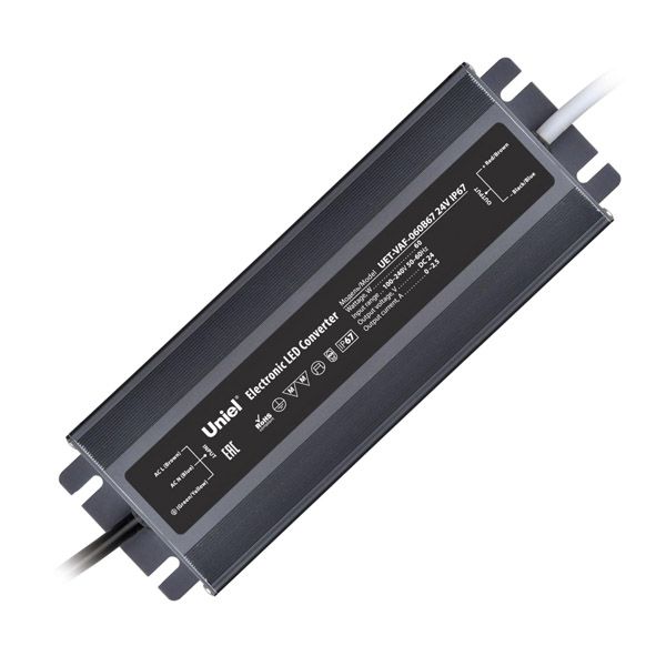 Блок питания (AC-DC) 24V 60W UET-VAF-060B67 герм IP67 металл