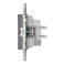 Штепсельная розетка встраиваемая IEK SKANDY 10А SK-R13-10-K03 SK-R01Gr без з/к с з/ш серый