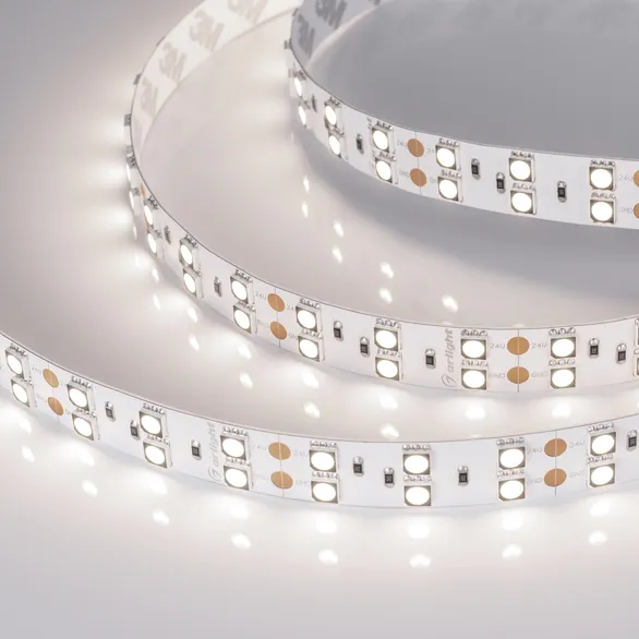 Светодиодная лента Белый дневной 5060 24V 28.8W/m 60Led/метр 021469(2) RT-B120-15mm 4000K LUX