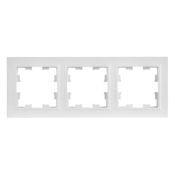 Рамка пластик 3 поста IEK BRITE BR-M32-K91 РУ-3-БрАБ арктический белый