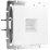 Розетка встраиваемая компьютерная  одиночная WERKEL Ethernet  RJ-45 W5120001 белый матовый