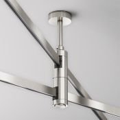 Крепление потолочное Короткое / Short двойное 78мм Flarity TRA156C-D1-PT платина