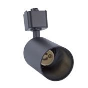 Трековый светильник однофазный под лампу GU10 UBL-Q324 BLACK на шинопровод черный UL-00012466 Volpe
