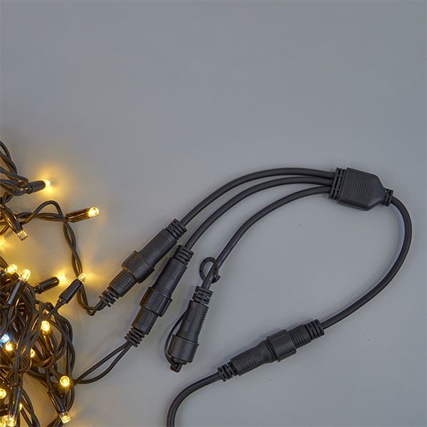 Провод-разветвитель для гирлянд UL-00013235 UCX-F90 S3-0.4M-BK черный 0.4м 3 выхода, статика-мерцание IP67