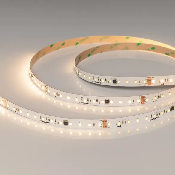 Светодиодная лента Белый теплый 2835 24V 14W/m 96Led/метр IP20 058173 DMX-A96-12mm Warm3000-PX12