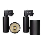 Трековый светильник  40W Белый дневной LGD-SHOP-4TR-R100-40W 24deg SP5000-Veg на шинопровод черный 026422