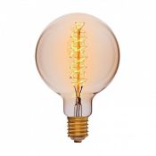 лампа ретро накаливания Vintage форма шар 95W 052-160 G150 F5 GOLDEN /E40 диммируемая лампа ретро накаливания Vintage форма шар 95W 052-160 G150 F5 GOLDEN /E40 диммируемая