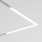 Трековый светильник угловой 24W Белый теплый Базис угловой/Basis Angle Exility 120deg TR042-2-24W3K-W IP20 на магнитный шинопровод белый