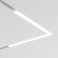 Трековый светильник угловой 24W Белый теплый Базис угловой/Basis Angle Exility 120deg TR042-2-24W3K-W IP20 на магнитный шинопровод белый