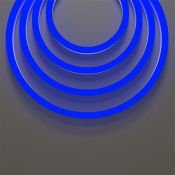 Гибкий неон  400W Синий 201235 25x13 220V IP65