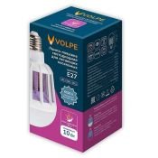 Лампа-ловушка светодиодная для летающих насекомых UL-00012747 LED-А75-10W-6500К-E27-FR-MKL 6500K+UV и UV
