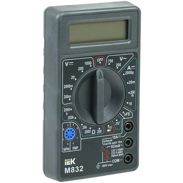 мультиметр цифровой UNIVERSAL M832 TMD-2S-832 IEK