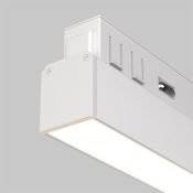 Трековый светильник угловой 24W Белый теплый Базис угловой/Basis Angle Exility 120deg TR102-24W3K-W IP20 на магнитный шинопровод белый
