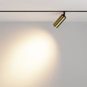 Трековый светильник 12W Белый теплый Фокус/Focus Led Exility 36deg TR032-2-12W3K-M-BBS IP 20 на магнитный шинопровод латунь