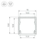 алюминиевый профиль SL-MINI-15-3000 ANOD 061608