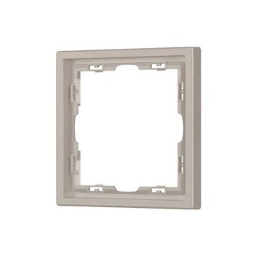 Рамка пластик 1 пост Arlight FRM-NOBE-SFPL-1-CA 059454 кашемир