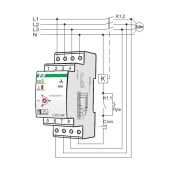 Реле контроля наличия, асимметрии фаз и котроль контактора CZF-2BR  EA04.003.003