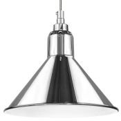 Подвесной светильник без лампы Lightstar 765024 LOFT 1х40W E14  купол хром