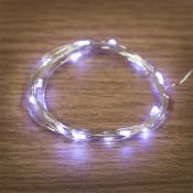 гирлянда НИТЬ на батарейках РОСА Белый 303-005 (3V, CR2032х2) 2.0м