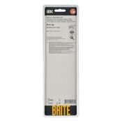 Рамка металлическая 4 поста IEK BRITE BR-M42-M-01-K48 РУ-4-1-Бр титан RE