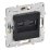 Розетка встраиваемая компьютерная двойная IEK SKANDY SK-K20-2-K02 SK-K04Bl RJ45 кат.6 черный