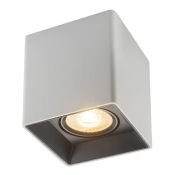 Накладной светильник DENKIRS без лампы SORO DK3030-WB GU5.3 квадратный белый/черный