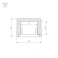 алюминиевый профиль S-LUX SL-MINI-8-H6-2000 ANOD 059124