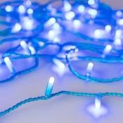 гирлянда  7W Синий- Белый 031199 ARD-STRING-CLASSIC-10000-BLUE-100LED-MILK-FLASH 230V IP65 с эффектом мерцания