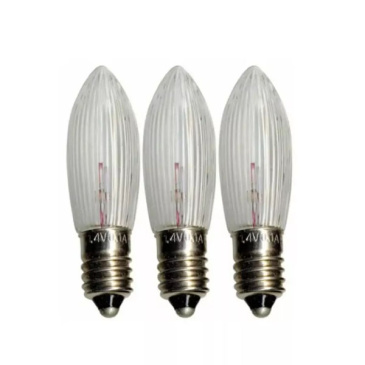 Лампа накал. для рождественских горок 34V 3W E10 IL-CT13-CL-03/E10/34V SET3 BLISTER для горки на 7 ламп (упаковка 3 шт)
