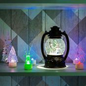 фигурка  светодиодная 4W Белый &quot;Снеговики&quot;, 501-061, 2Led, 4хААA, с эффектом снегопада, IP20